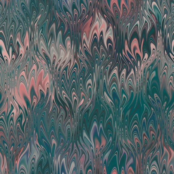 Diseño de patrón de superficie de efecto de concha de mármol de ebrú turco peinado sin costuras para imprimir —  Fotos de Stock