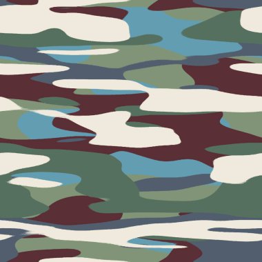 Kusursuz renksiz mutlu kamuflaj baskılar için ilham verici yüzey desen tasarımı