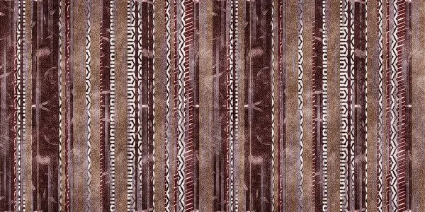 无缝线部族条纹粘性边界表面图案的设计 — 图库照片