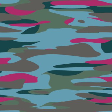 Kusursuz renksiz mutlu kamuflaj baskılar için ilham verici yüzey desen tasarımı