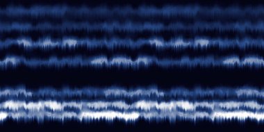 Kusursuz çivit mavisi kravat boyası 1970 'lerin funky hippi yineleme desen örneği yüzey tasarımı ve baskısı için