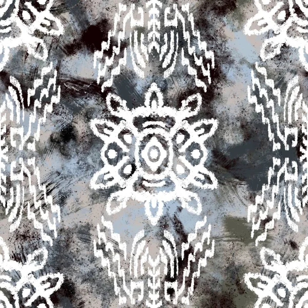 Sömlös neutral och vit grungy klassisk abstrakt yta mönster design för tryck. — Stockfoto