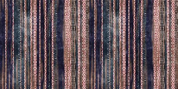 무자비 한 부족 별 자국 이 있는 자국을 내기 위한 울퉁불퉁 한 국경 표면 무늬 — 스톡 사진
