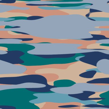 Kusursuz renksiz mutlu kamuflaj baskılar için ilham verici yüzey desen tasarımı