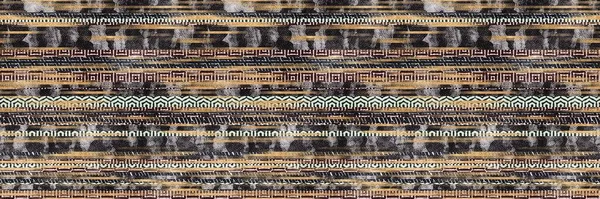 Бесшовные племенные этнические полосы грандиозный рисунок поверхности границы для печати — стоковое фото