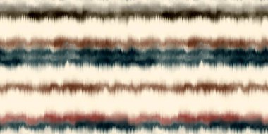 Yüzey tasarımı ve yazdırma için kusursuz çizgili boyalı motif yazdırma kenarı