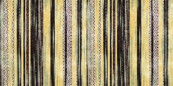Naadloze tribal etnische streep grungy rand oppervlak patroon ontwerp voor afdruk — Stockfoto