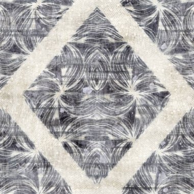Yüzey tasarımı ve baskısı için pürüzsüz gri ve kremsi damask deseni