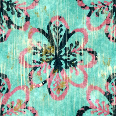 Kusursuz pasaklı kabile etnik halı motifi.