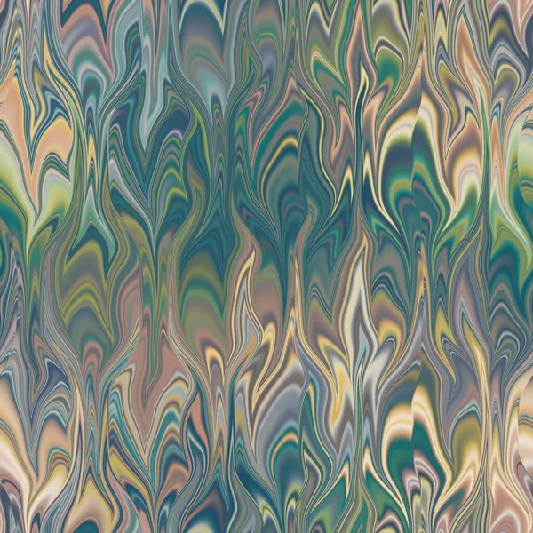 Безшовный расчесанный турецкий эбру мраморная раковина эффект поверхностного рисунка для печати — стоковое фото