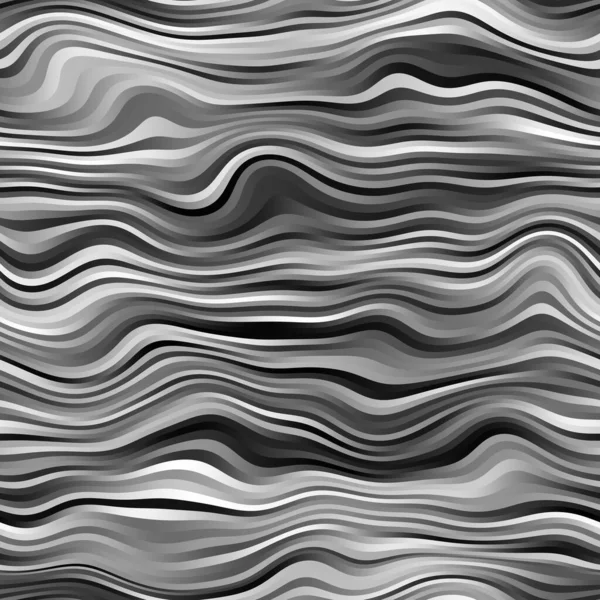 Diseño ondulado inconsútil del patrón de superficie de rayas monocromáticas para fondo o impresión —  Fotos de Stock