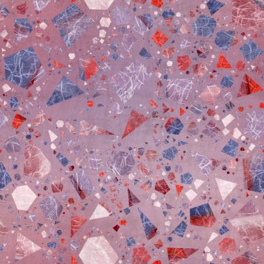 Kusursuz modern soyut rastgele terrazzo desenli örnek.