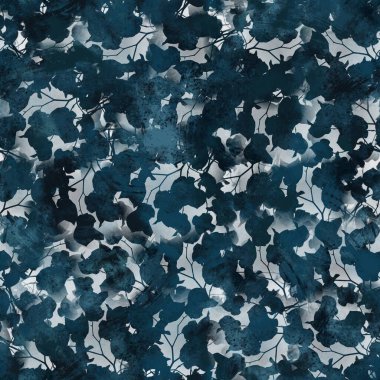 Parmak izi için kusursuz lacivert ve beyaz soyut, pürüzsüz yüzey deseni tasarımı