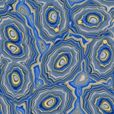 Seamless banded agate geode marble rock surface pattern design for print clipart