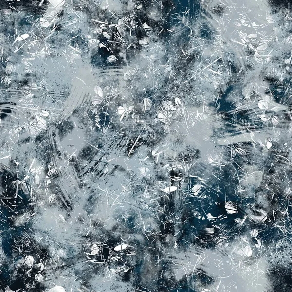 Απρόσκοπτη ναυτικό μπλε και άσπρο αφηρημένη grungy απρόσκοπτη σχεδίαση μοτίβο επιφάνεια για εκτύπωση — Φωτογραφία Αρχείου