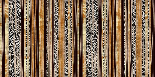 Diseño de patrón de superficie de borde grueso de franja étnica tribal sin costuras para imprimir — Foto de Stock