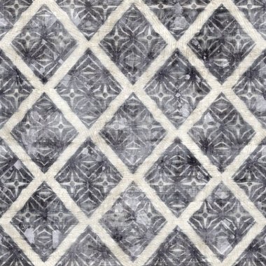 Yüzey tasarımı ve baskısı için pürüzsüz gri ve kremsi damask deseni