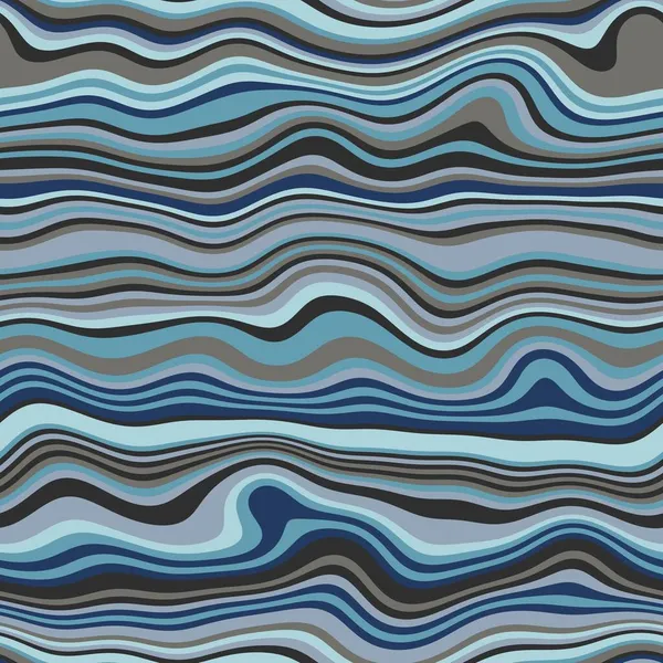 プリント用のシームレスな波状ストライプ表面パターンデザイン — ストック写真