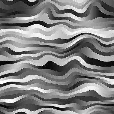 Arkaplan veya yazdırma için kusursuz dalgalı tek renkli çizgiler yüzey deseni tasarımı
