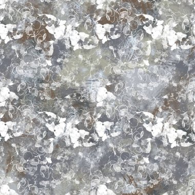 Kusursuz nötr ten ve baskı için beyaz sıkıntılı grungy motif yüzey desen tasarımı