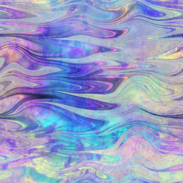 Nahtlos irisierendes Regenbogenlichtmuster für den Druck — Stockfoto