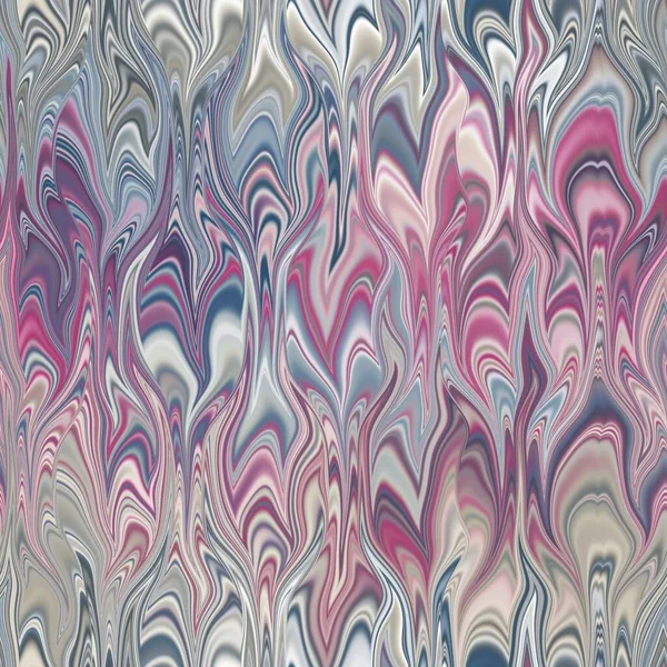 Безшовный расчесанный турецкий эбру мраморная раковина эффект поверхностного рисунка для печати — стоковое фото