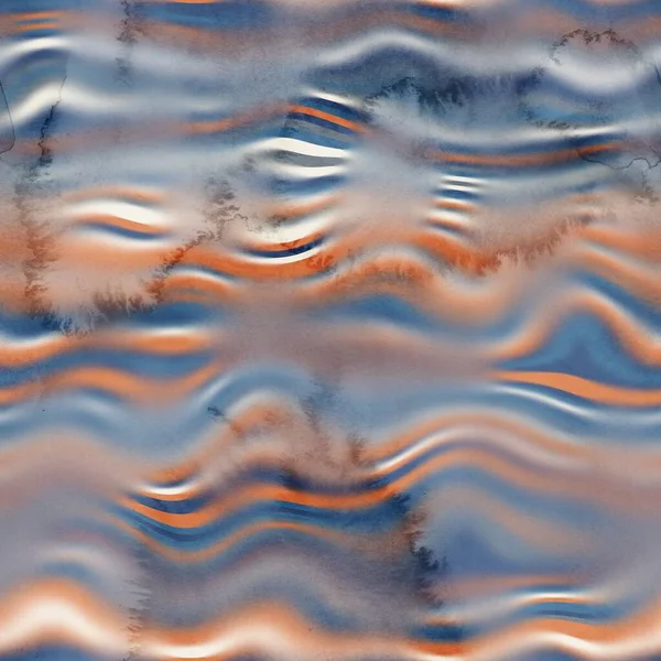 Sömlös randig akvarell våt på blöt yta mönster design för tryck — Stockfoto