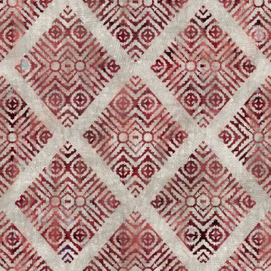 Yüzeysel desen tasarımı ve baskısı için kusursuz etnik damask motifi