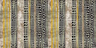 Parmak izi için pürüzsüz kabile etnik çizgileri.