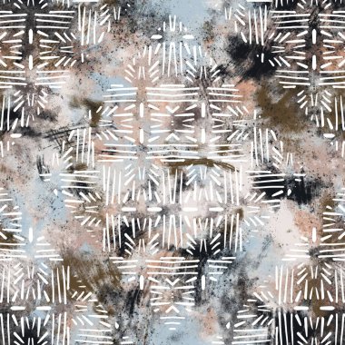 Parmak izi için kusursuz nötr ve beyaz grungy klasik soyut yüzey desen tasarımı.