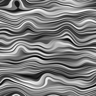 Arkaplan veya yazdırma için kusursuz dalgalı tek renkli çizgiler yüzey deseni tasarımı