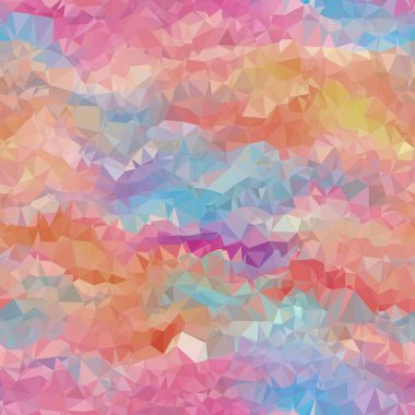 Yüzey deseni ve yazdırma için kusursuz üçgen deseni