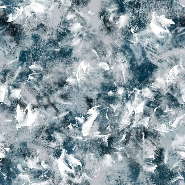 Бесшовный синий и белый абстрактный грандиозный дизайн бесшовной поверхности для печати — стоковое фото