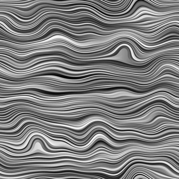 Seamless wavy monochrome stripes surface pattern design for background or print — Stock Photo, Image