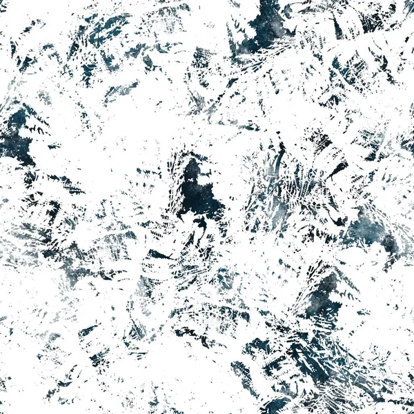 Nahtloses, marineblaues und weißes abstraktes, grungy, nahtloses Oberflächenmuster für den Druck — Stockfoto