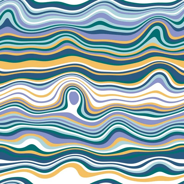 Yazdırma için kusursuz dalgalı çizgili yüzey deseni tasarımı — Stok fotoğraf