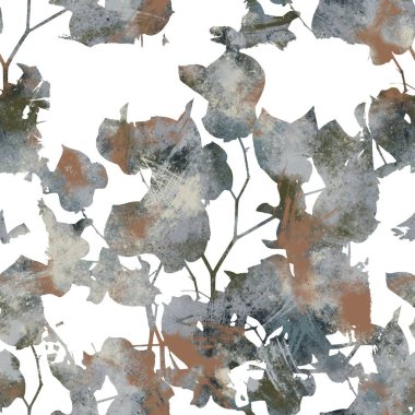 Parmak izi için kusursuz nötr ve beyaz grungy klasik soyut yüzey desenli tasarım. Yüksek kalite çizim. Tek renkli dünya tasarımı beyaz desenli kaplama. Grafik örneklerini tekrarla