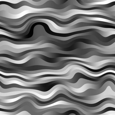 Arkaplan veya yazdırma için kusursuz dalgalı tek renkli çizgiler yüzey deseni tasarımı
