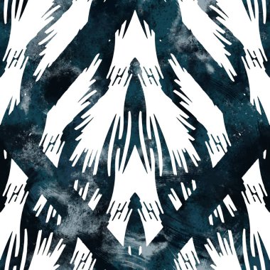 Kusursuz lacivert ve beyaz soyut, pürüzsüz yüzey desenli baskı tasarımı. Yüksek kalite çizim. Arkaplan veya tekstil veya kumaş veya duvar kağıdı veya iç tasarım için doku.