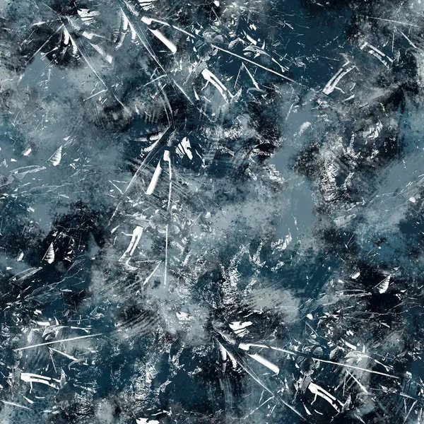 Безшовний Військово Морський Синьо Білий Абстрактний Гранжевий Безшовний Дизайн Поверхні — стокове фото