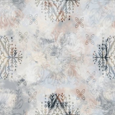 Parmak izi için kusursuz nötr ve beyaz grungy klasik soyut yüzey desenli tasarım. Yüksek kalite çizim. Tek renkli dünya tasarımı beyaz desenli kaplama. Grafik örneklerini tekrarla