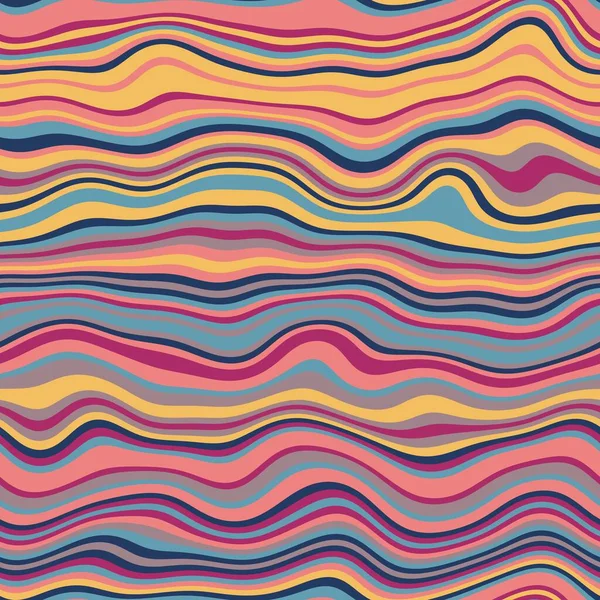 Parmak izi için kusursuz dalgalı çizgili moda yüzey deseni tasarımı. Yüksek kalite çizim. Eğri çizgili basit soyut, moda, kumaş, tekstil, iç mekan ya da dekor için tekrar serpiştirilmiş..