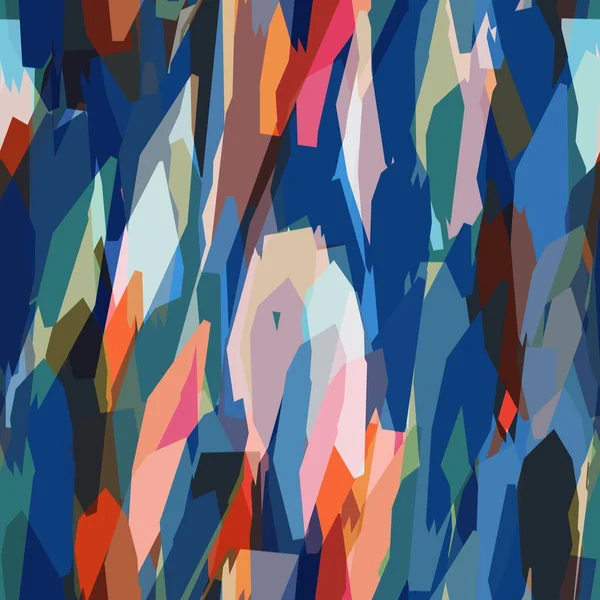 Naadloos Funky Expressief Energiek Papier Gesneden Collage Oppervlak Patroon Ontwerp — Stockfoto