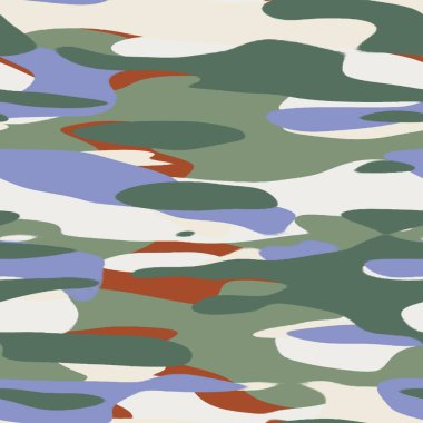 Kusursuz renksiz mutlu kamuflaj baskı için yüzey deseni tasarımına ilham verdi. Yüksek kalite çizim. Rastgele askeri stil soyut şekil tekstil giyim çocuklar ve yetişkinler için basılmayan moda.