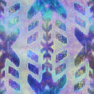 Parmak izi için kusursuz yanardöner gökkuşağı ışık deseni. Yüksek kalite çizim. Pastel renklerin holografik folyoyu andıran kıvrımlı karışımı. Fantezi spektrum deniz kızı baskılar için fantastik desen.