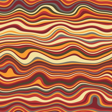 Parmak izi için kusursuz dalgalı çizgili moda yüzey deseni tasarımı. Yüksek kalite çizim. Eğri çizgili basit soyut, moda, kumaş, tekstil, iç mekan ya da dekor için tekrar serpiştirilmiş..