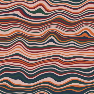 Parmak izi için kusursuz dalgalı çizgili moda yüzey deseni tasarımı. Yüksek kalite çizim. Eğri çizgili basit soyut, moda, kumaş, tekstil, iç mekan ya da dekor için tekrar serpiştirilmiş..