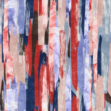 Parmak izi için pürüzsüz kağıt kolaj yüzey deseni tasarımı. Yüksek kalite çizim. Yırtılmış kağıt ya da kumaş parçaları modern dekor ya da tekstil tasarımı için tekrar dizayn edilmeye başlandı.