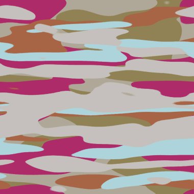 Kusursuz renksiz mutlu kamuflaj baskı için yüzey deseni tasarımına ilham verdi. Yüksek kalite çizim. Rastgele askeri stil soyut şekil tekstil giyim çocuklar ve yetişkinler için basılmayan moda.