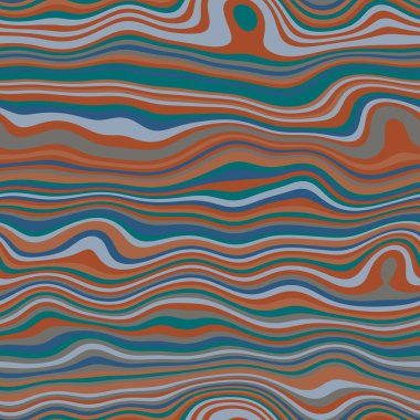 Parmak izi için kusursuz dalgalı çizgili moda yüzey deseni tasarımı. Yüksek kalite çizim. Eğri çizgili basit soyut, moda, kumaş, tekstil, iç mekan ya da dekor için tekrar serpiştirilmiş..